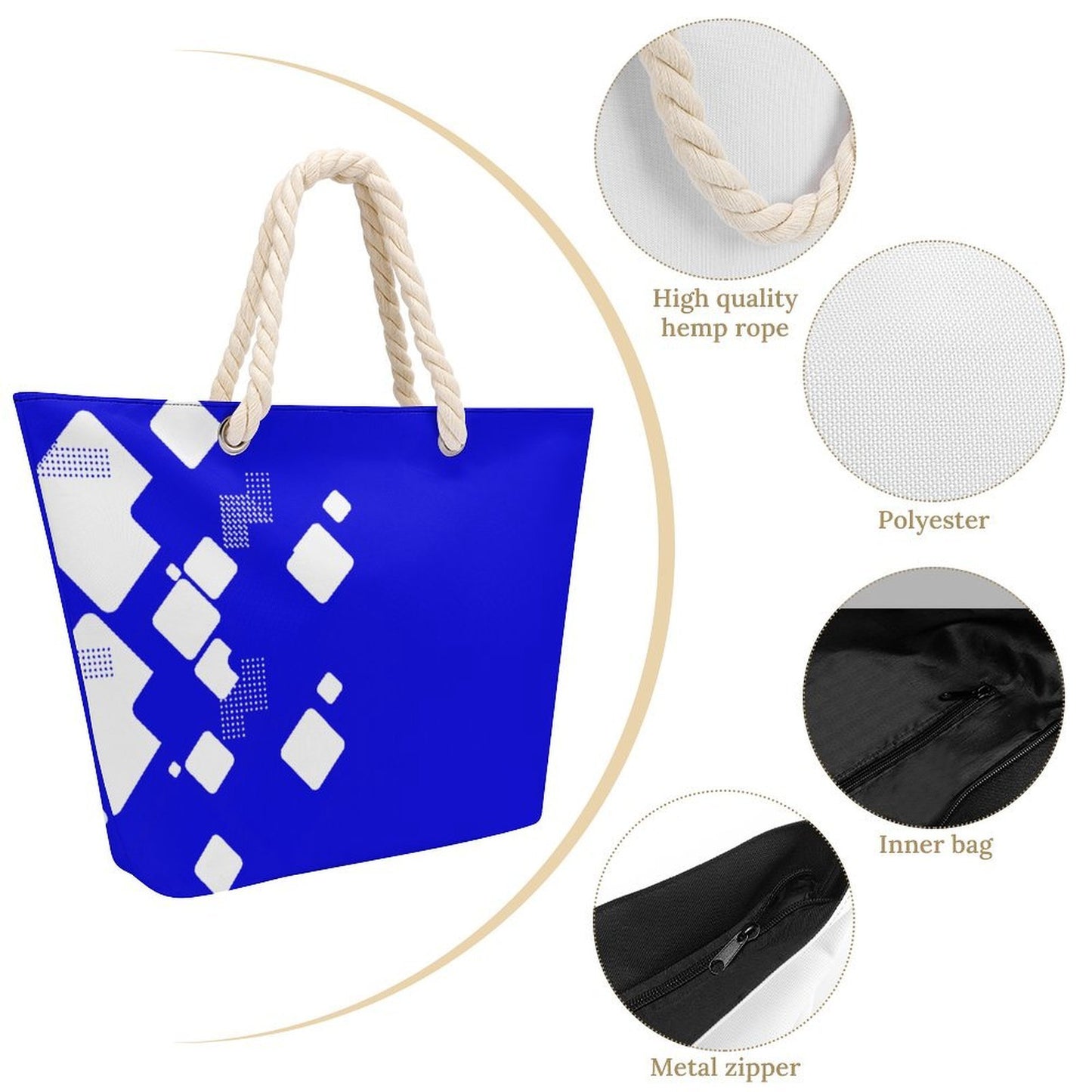 Tre Phi-re Hemp Rope Tote Bag