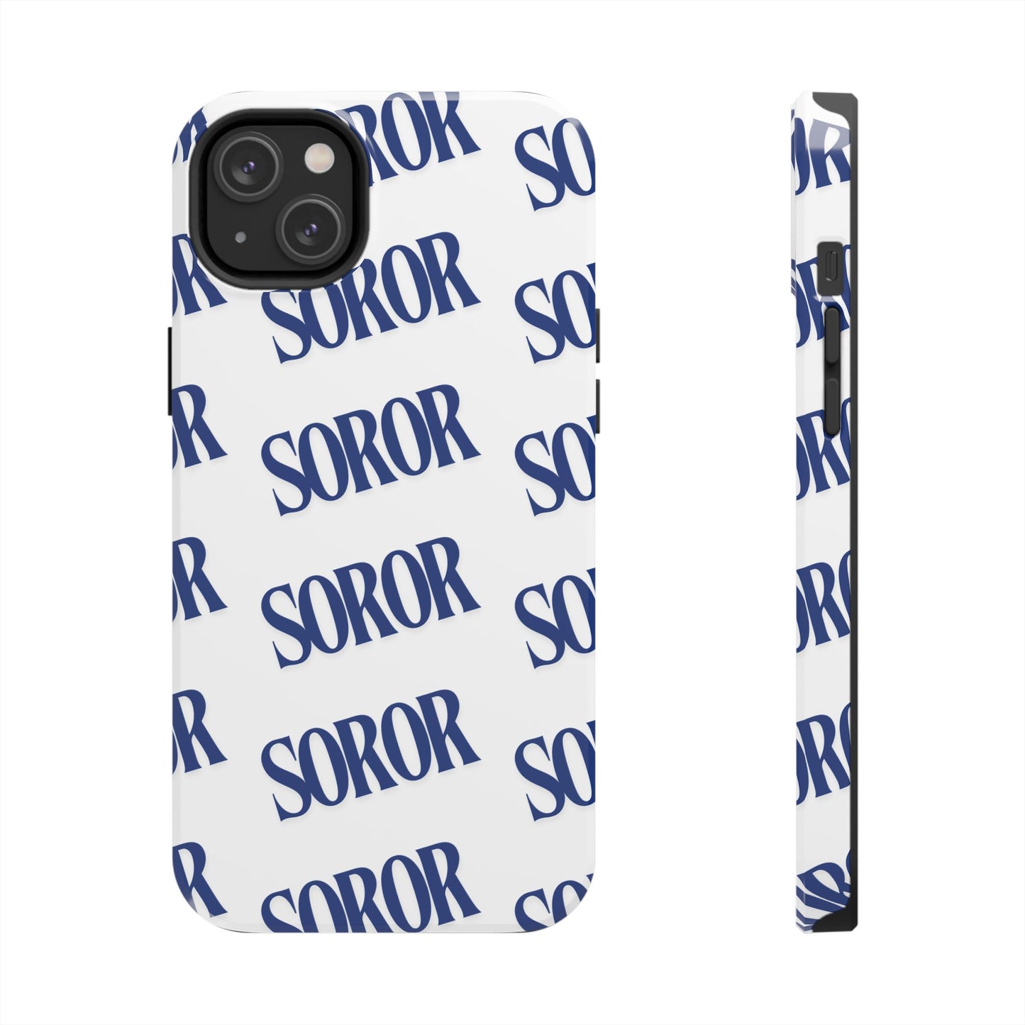 Phone Case - Soror White & Royal Blue