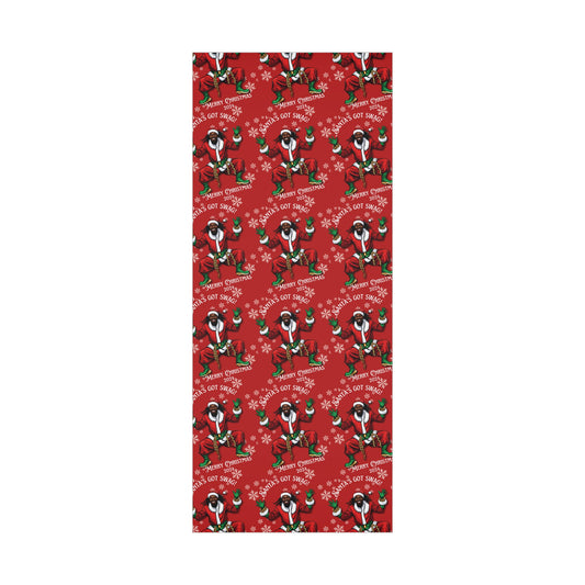 Gift Wrap-African American Inspired Santa Swag