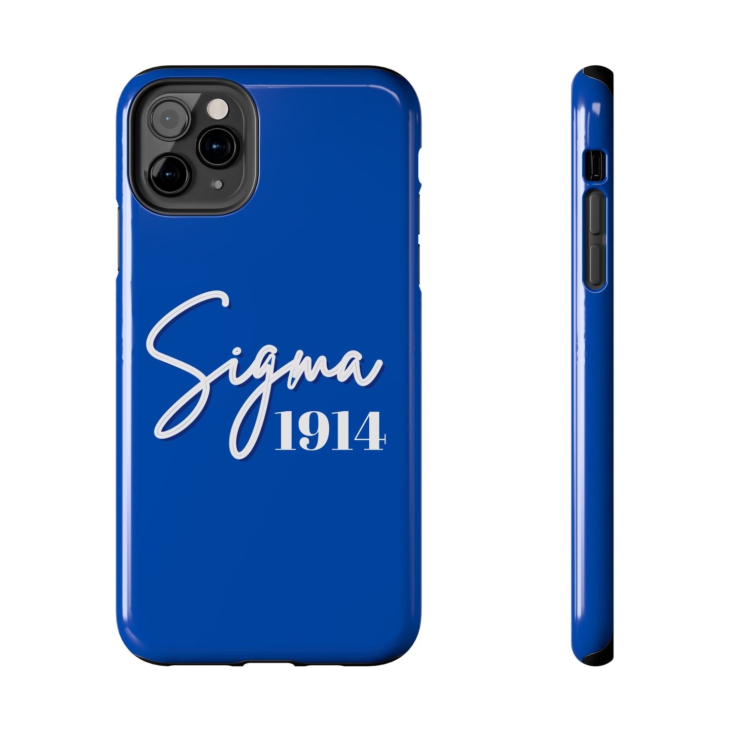 Phone Case -Sigma 1914 Fraternity White & Royal Blue