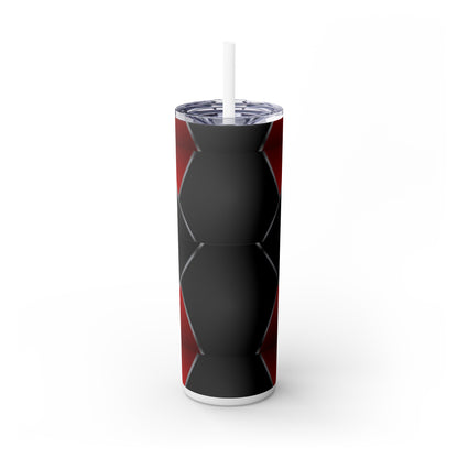 DANGER Skinny Tumbler with Straw, 20oz