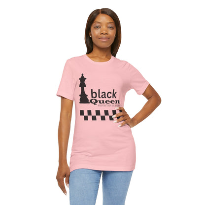 Black Queen Chess Tee - Unisex Jersey Short Sleeve