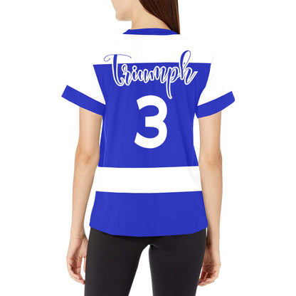 Women's All Over Print Crew Neck T-Shirt(T40-2)