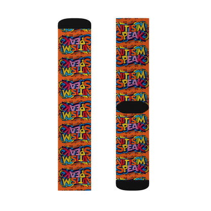 Autism Speak Graffiti Style- Orange