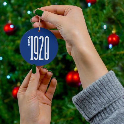 Ceramic Ornament - Zeta Inspired Holiday Decor