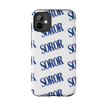 Phone Case - Soror White & Royal Blue