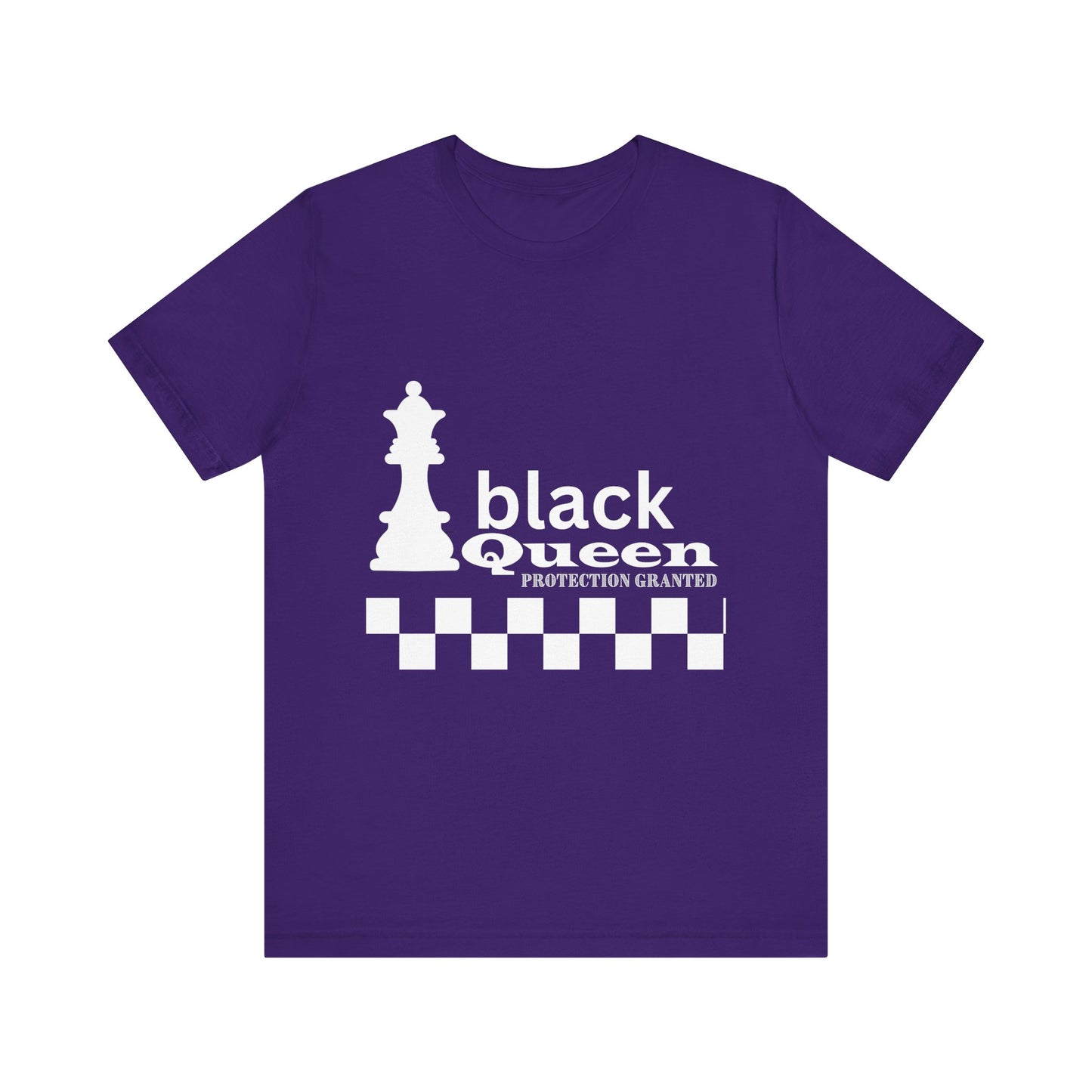 Black Queen Chess Tee - Unisex Jersey Short Sleeve