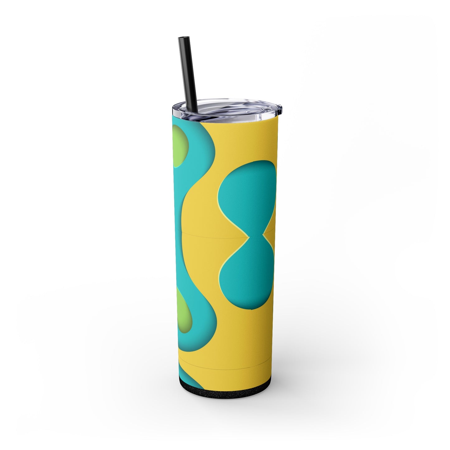 Cotton Candy Skinny Tumbler with Straw, 20oz