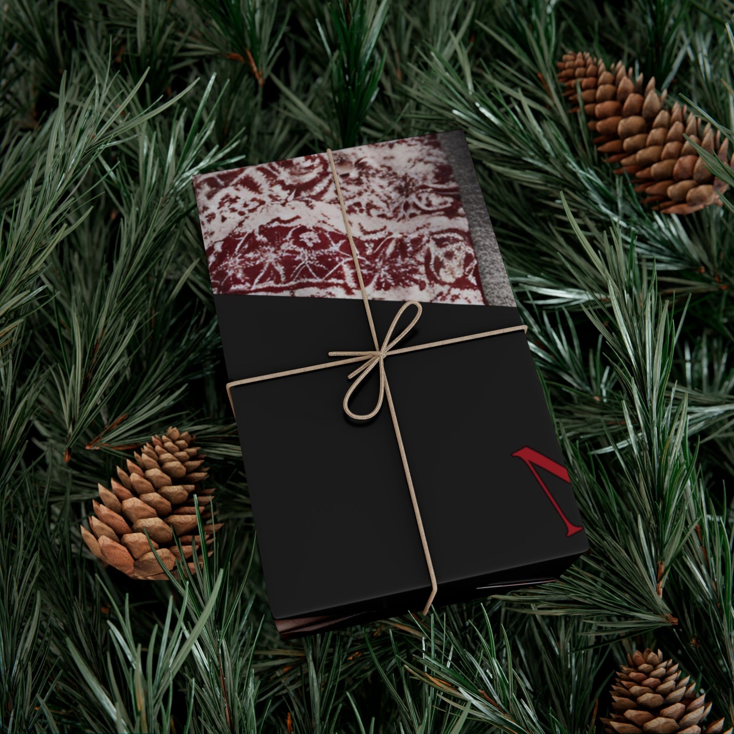 Merry Christmas  African American Inspired Santa Clause -Gift Wrap