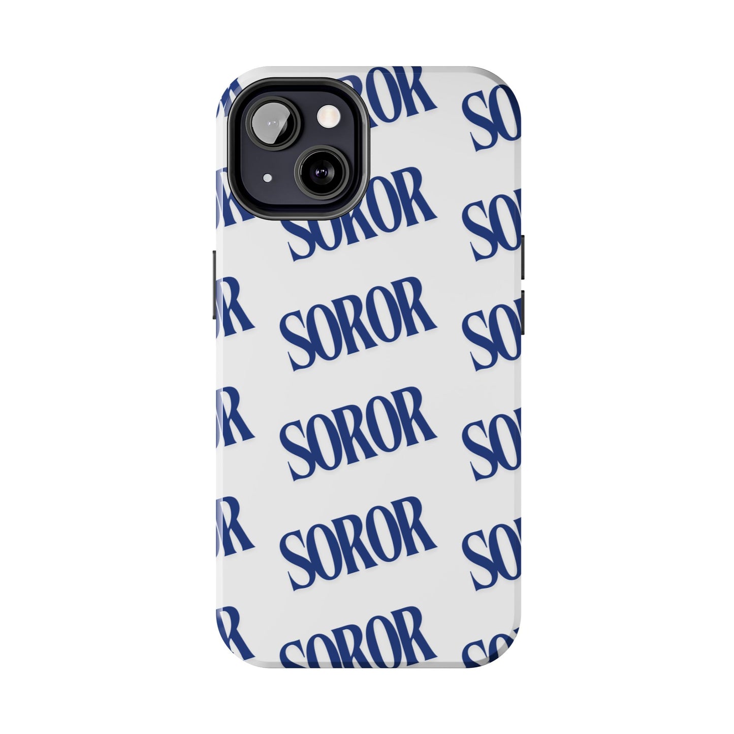 Phone Case - Soror White & Royal Blue