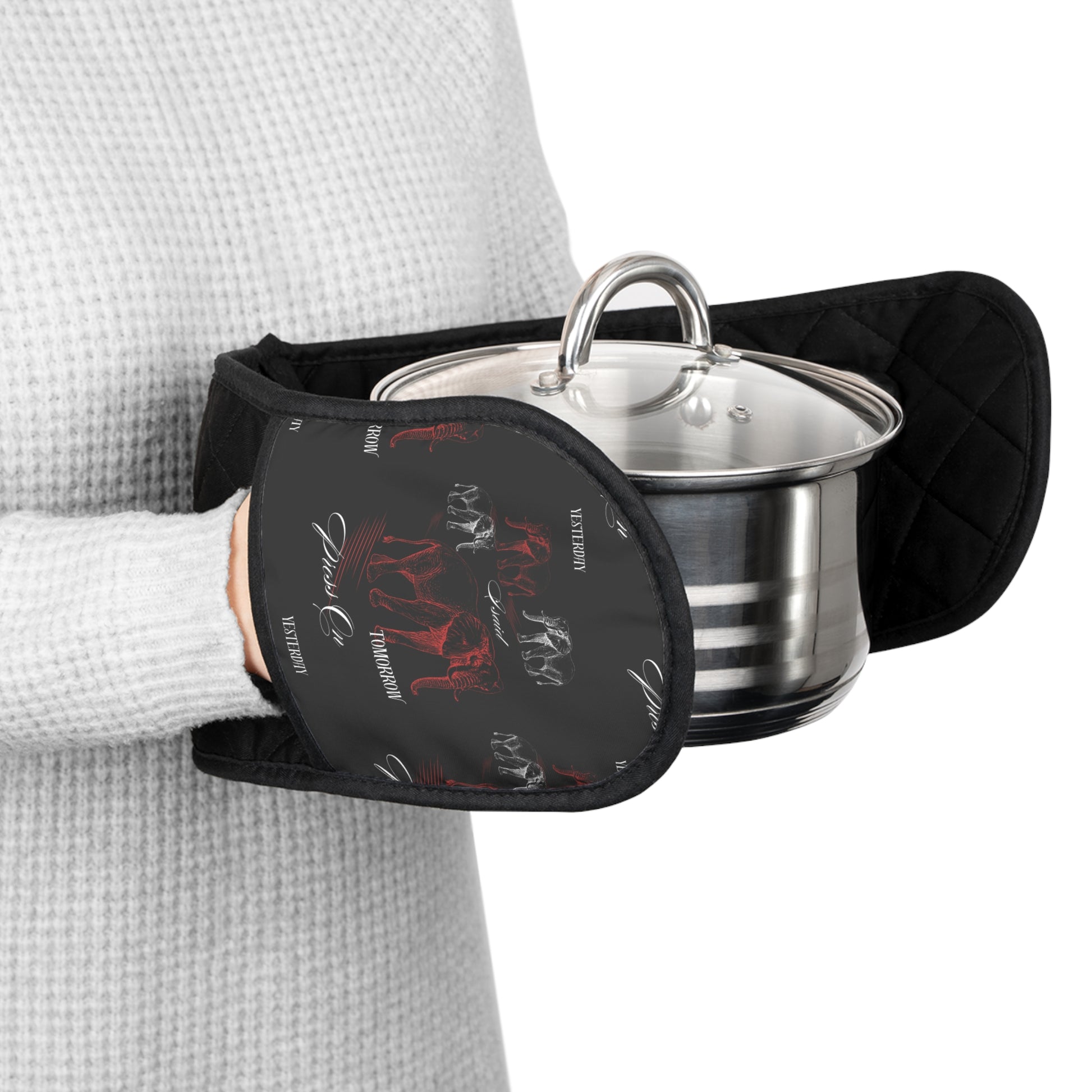 Yesterday You Said Tomorrow Oven Mitts-VMA Specialties 
