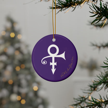 Artist formely known as Prince Ceramic Ornaments, 2-Side Print, (1pc, 3pcs, 5pcs, 10pcs)