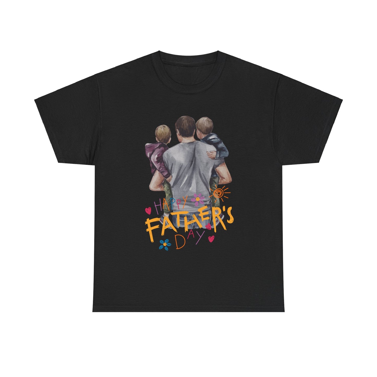 Happy Father's Day Unisex Heavy Cotton Tee