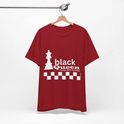 Black Queen Chess Tee - Unisex Jersey Short Sleeve