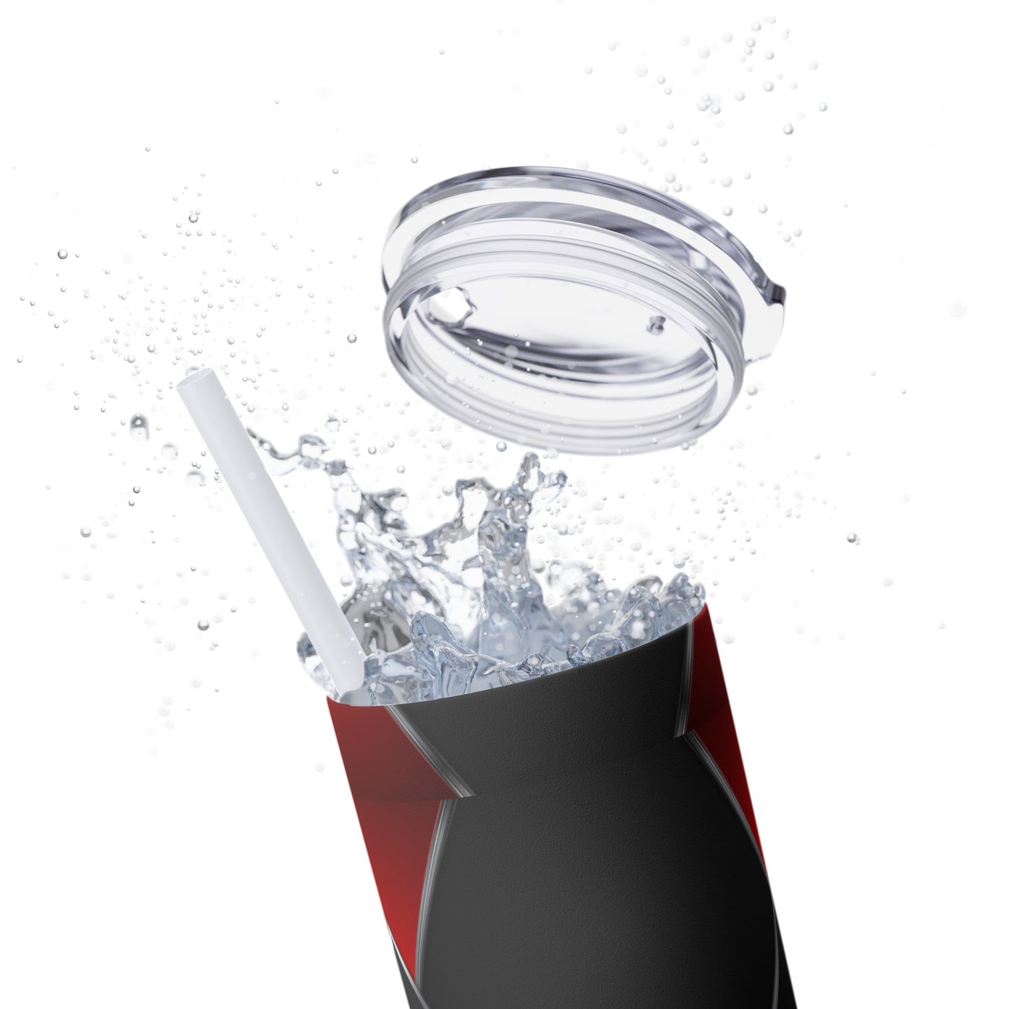 DANGER Skinny Tumbler with Straw, 20oz