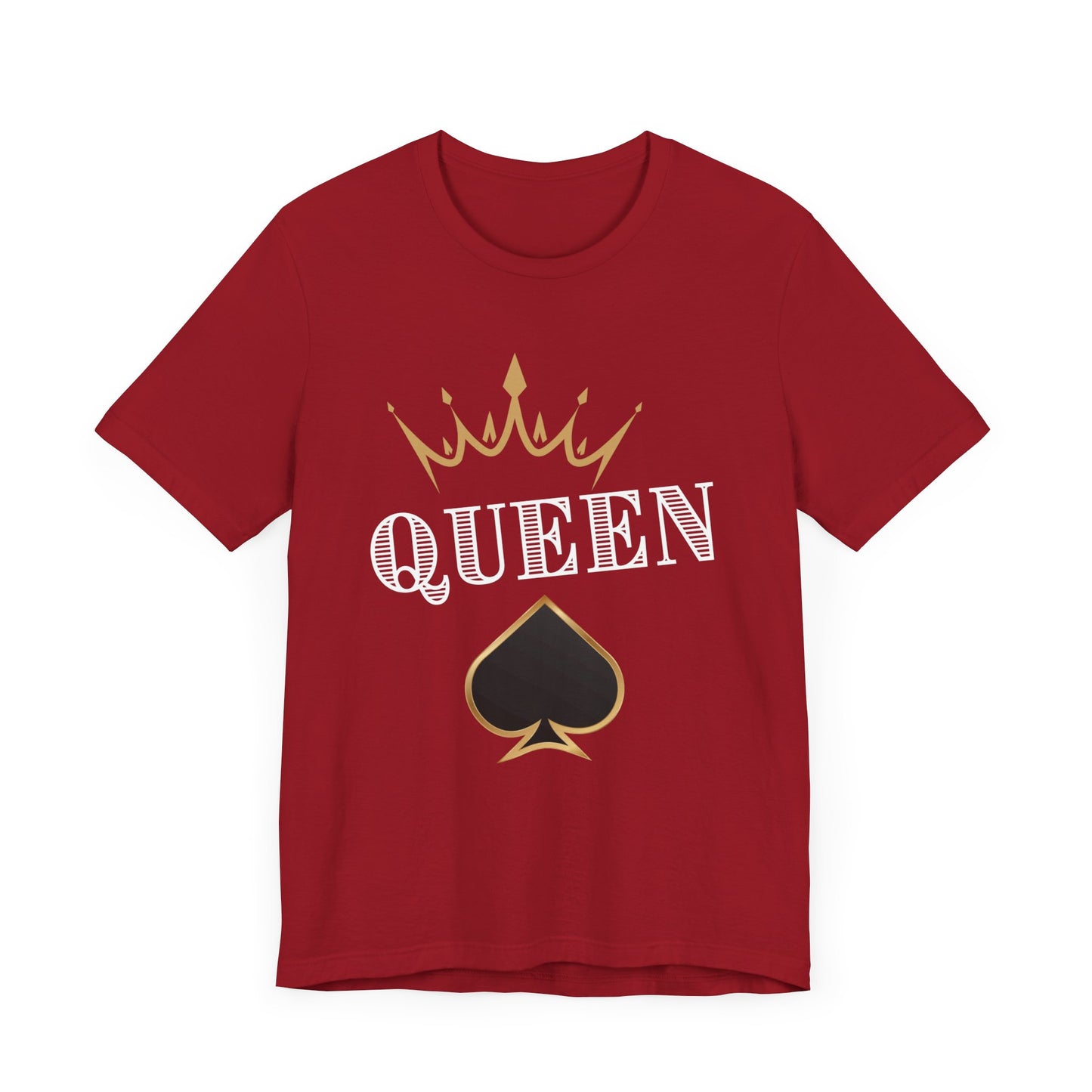 Queen Spades Tee - Unisex Jersey Short Sleeve