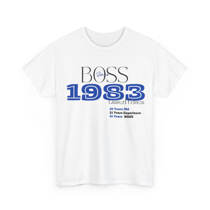 Boss Since 1983 Unisex Heavy Cotton Tee
