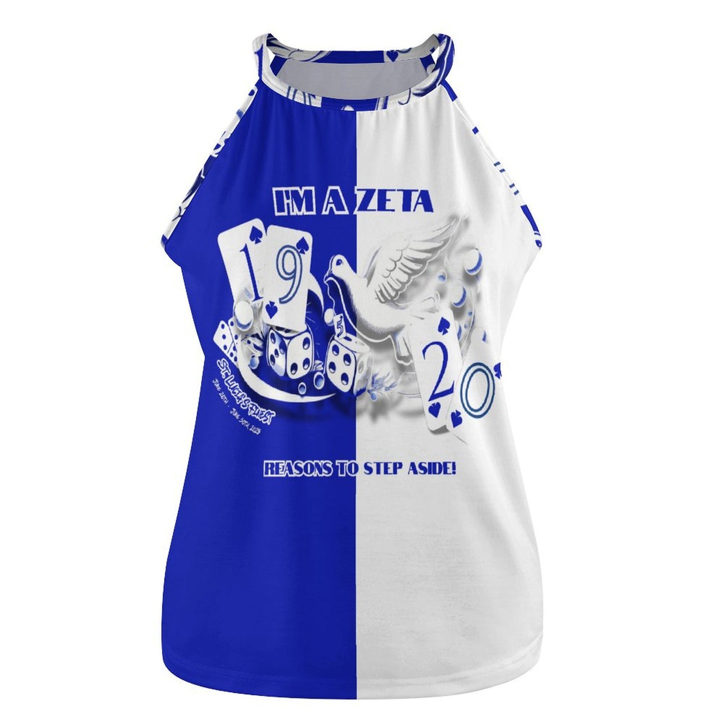Im A Zeta Women's Round-Neck Vest
