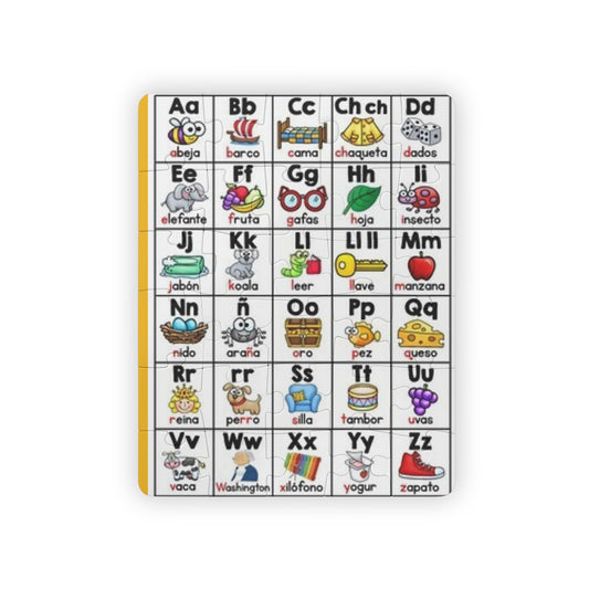 Spanish Alphabet Kids' Puzzle, 30-Piece