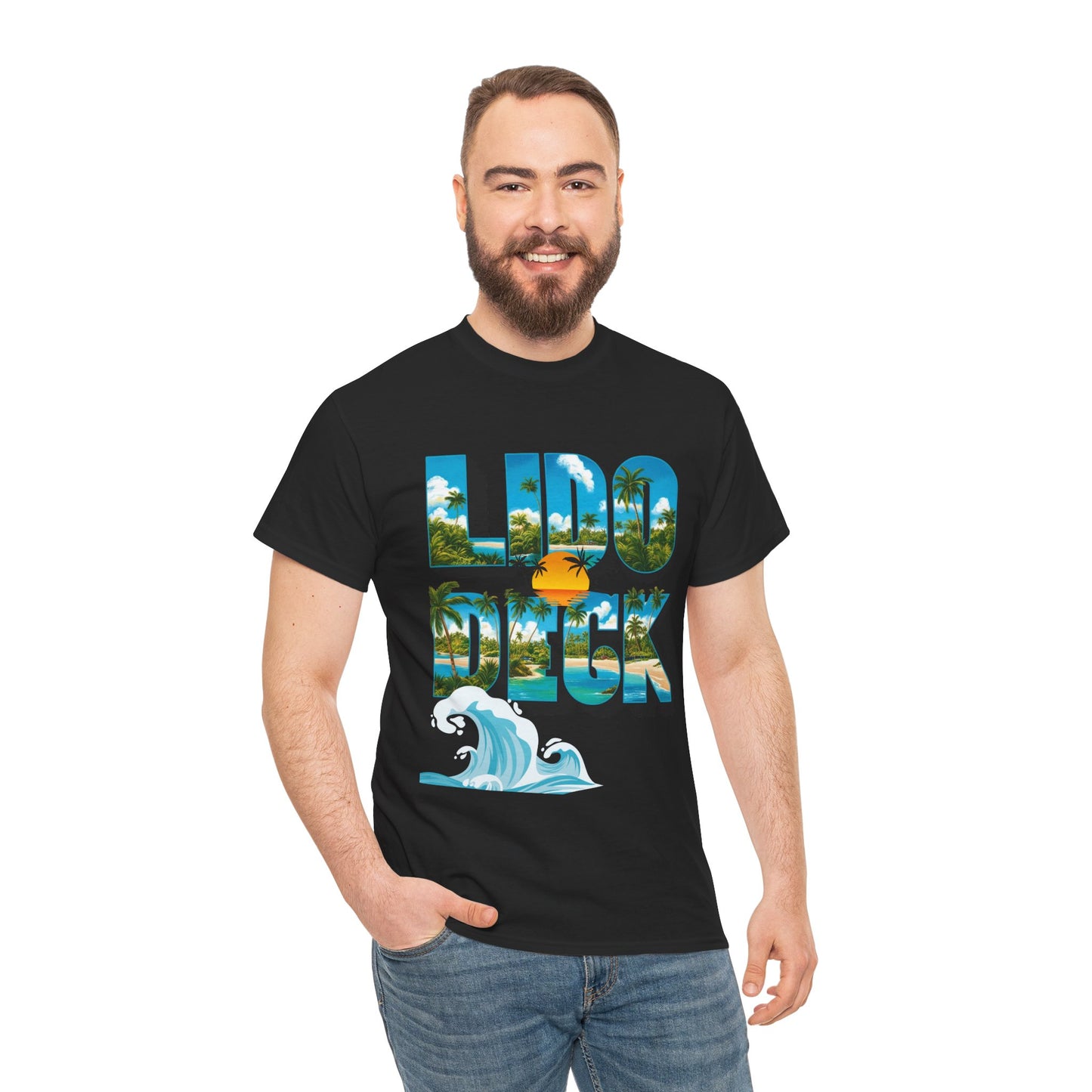 Tropical Beach LIDO DECK Tee