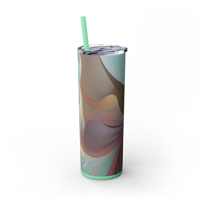 Teal We Meet Again Skinny Tumbler with Straw, 20oz