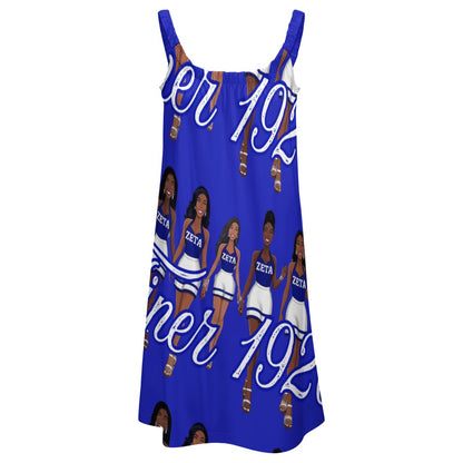 Zeta-Inspired Sleeveless Stretch Dress