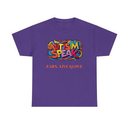 Autism Speaks Unisex Tee - Listen Learn Love