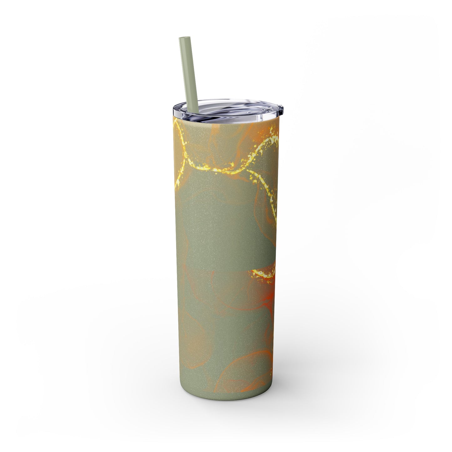 Fire  Skinny Tumbler with Straw, 20oz Model# 051701