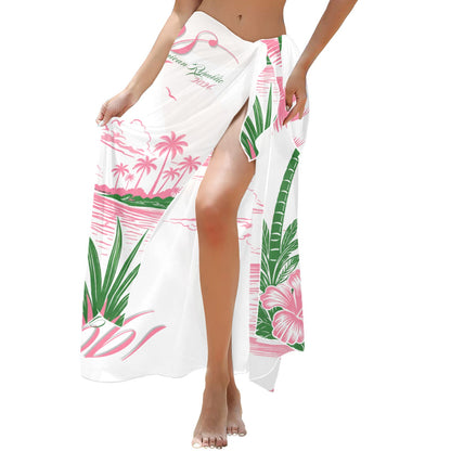 IVY Collection — Flowing Elegance Long Beach Sarong Wrap