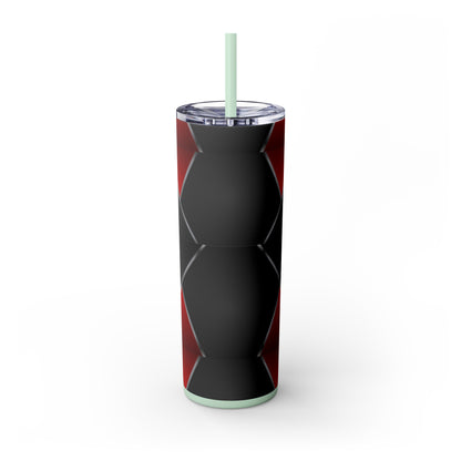 DANGER Skinny Tumbler with Straw, 20oz