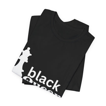 Black Queen Chess Tee - Unisex Jersey Short Sleeve