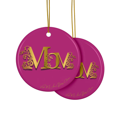 Mom Ceramic Ornaments, 2-Side Print, (1pc, 3pcs, 5pcs, 10pcs)