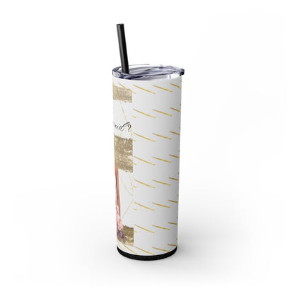 Customizable "Will you be my Bridesmaid?" Skinny Tumbler with Straw, 20oz