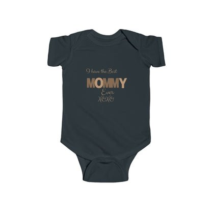 The Best Mommy Ever Infant Fine Jersey Bodysuit-VMA Specialties Boutique