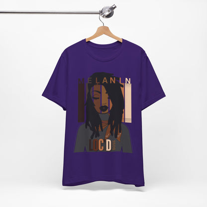 Melanin Loc'd Jersey Short Sleeve Tee