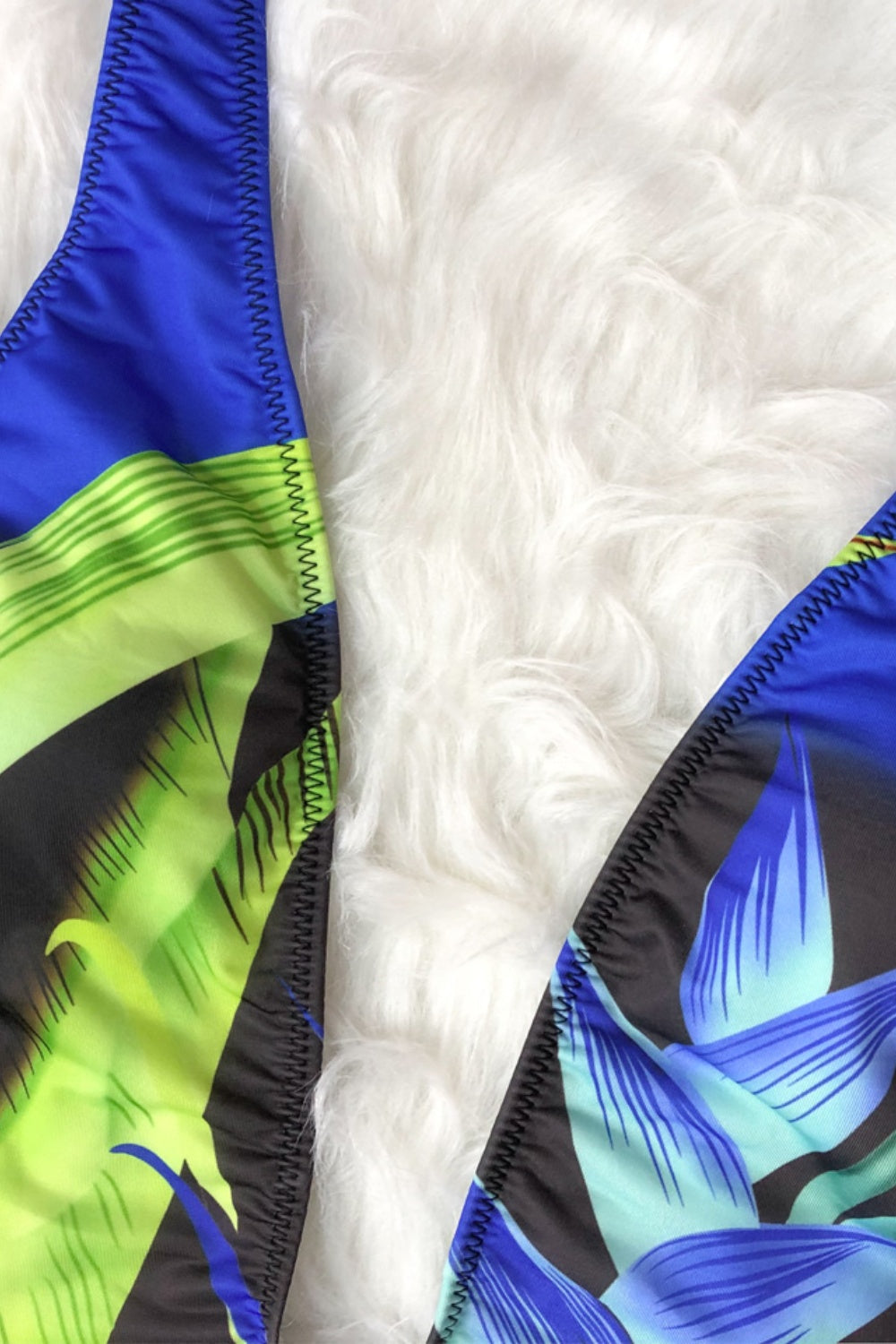 Printed Halter Neck One-Piece Swimwear-VMA Specialties Boutique