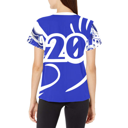 Im that Zeta Women's All Over Print Crew Neck T-Shirt (Model T40-2)