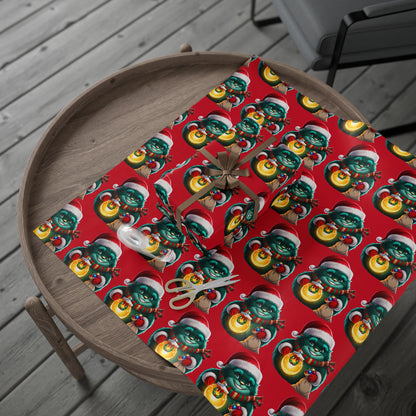 Wrapping Papers, Festive Wizzle Claus Holiday Gift Wrap, Christmas Wrapping Sheets, Winter Magical Gift Wrap, Holiday Cheer