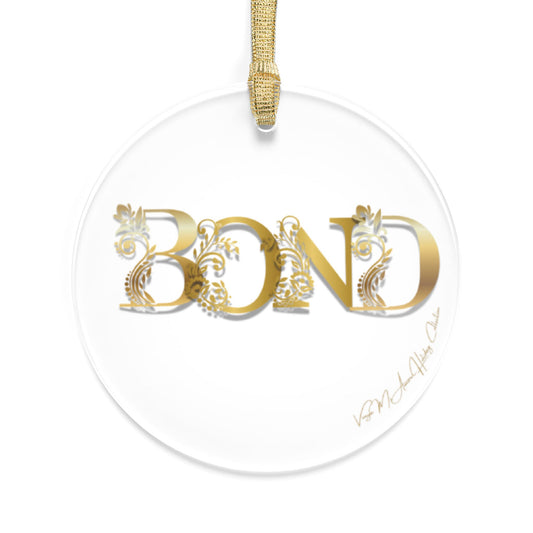 Bond Family Acrylic Christmas Ornaments