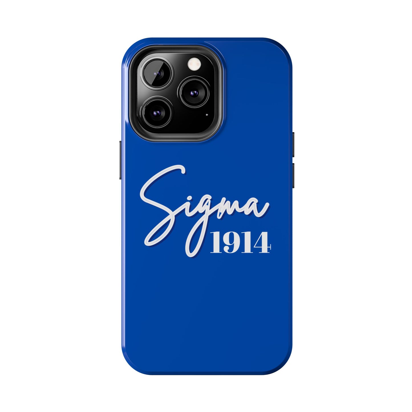 Phone Case -Sigma 1914 Fraternity White & Royal Blue