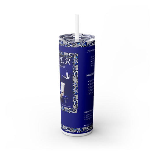 Zeta Phi Beta Skinny Tumbler