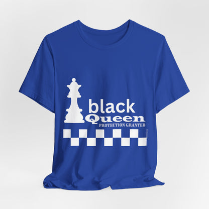 Black Queen Chess Tee - Unisex Jersey Short Sleeve