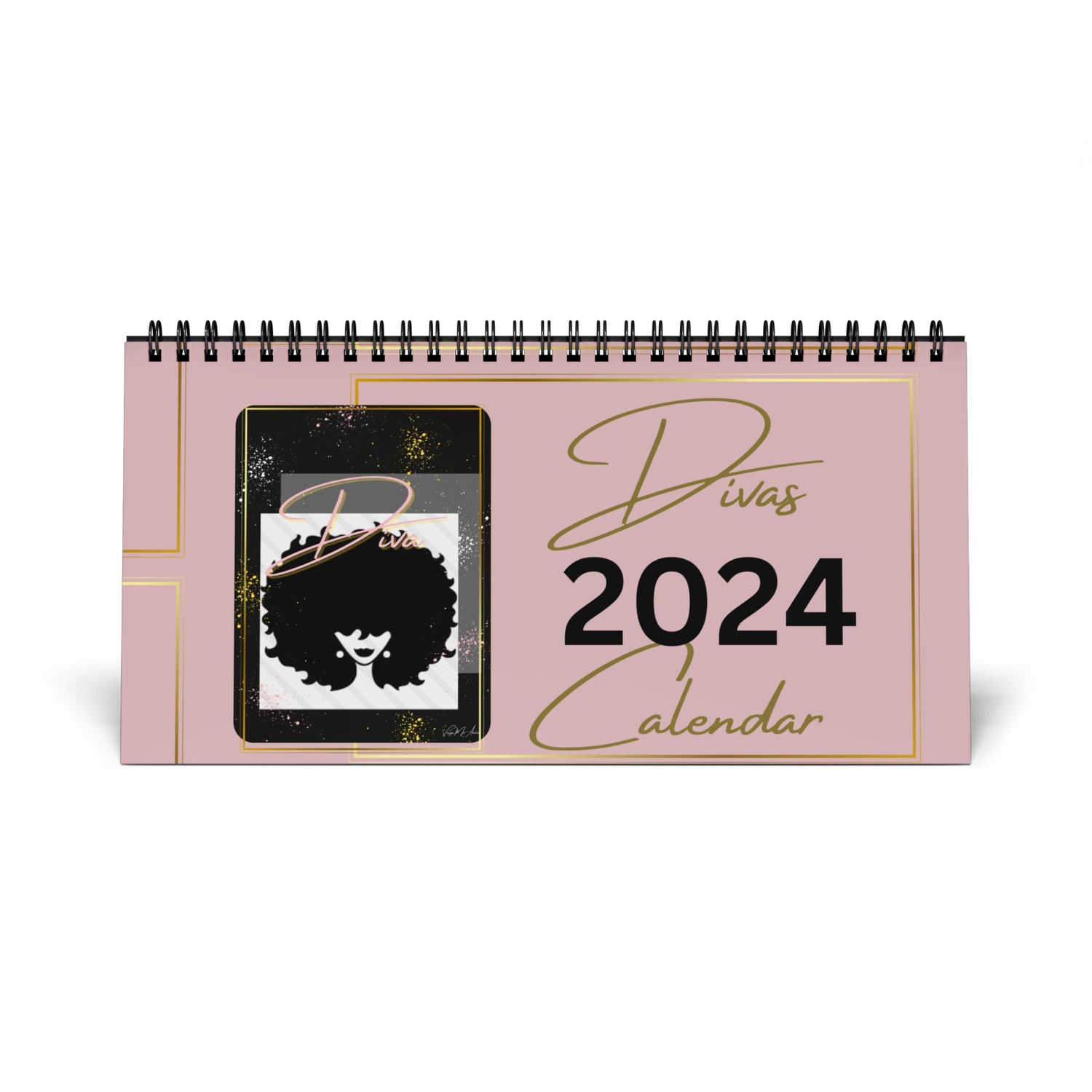 Diva Affirmation Desktop Calendar (2024 grid)-VMA Specialties Boutique