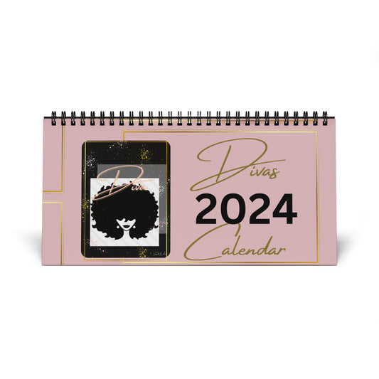 Diva Affirmation Desktop Calendar (2024 grid)-VMA Specialties Boutique
