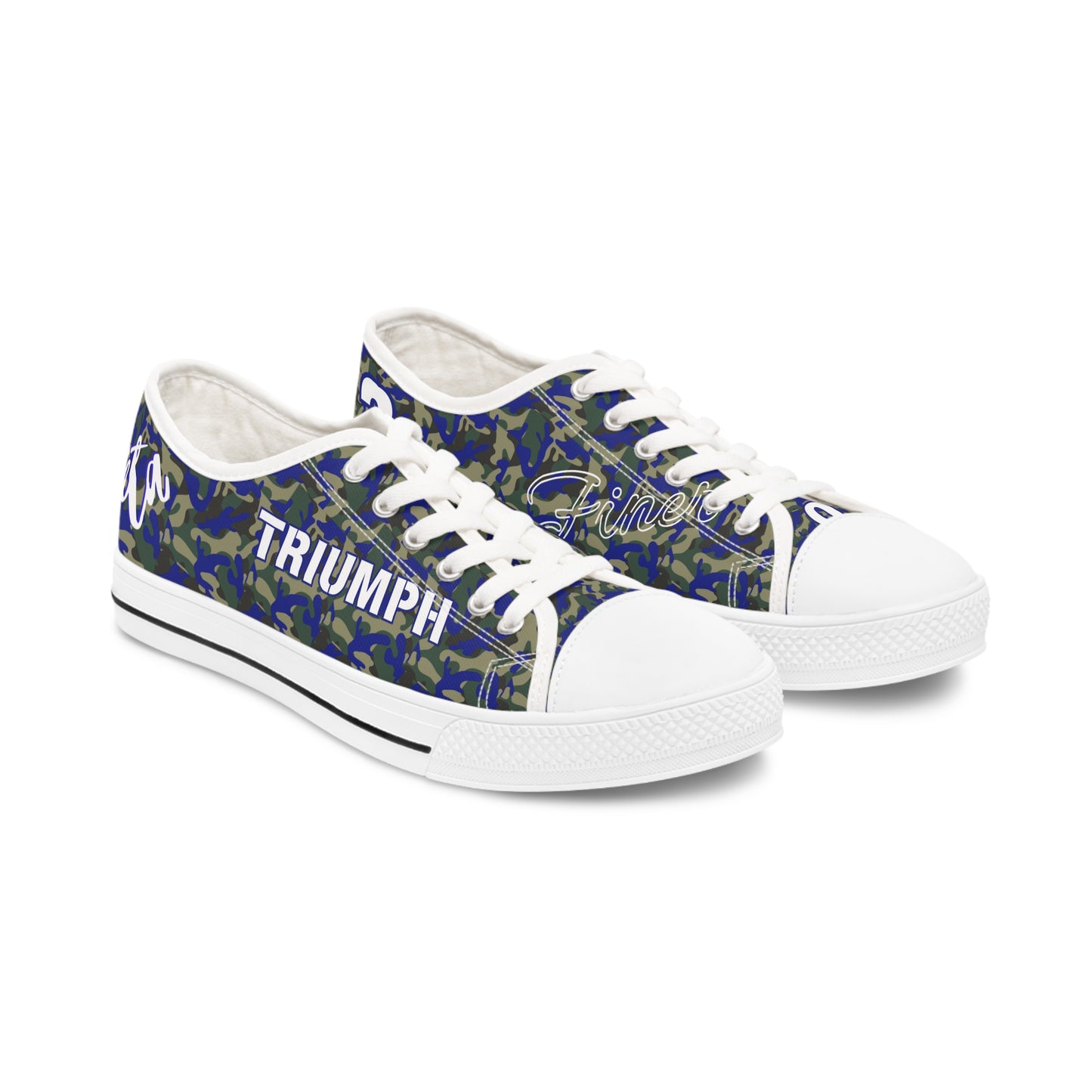 Custom Zeta Women's Low Top Sneakers