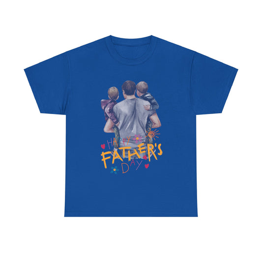 Happy Father's Day Unisex Heavy Cotton Tee