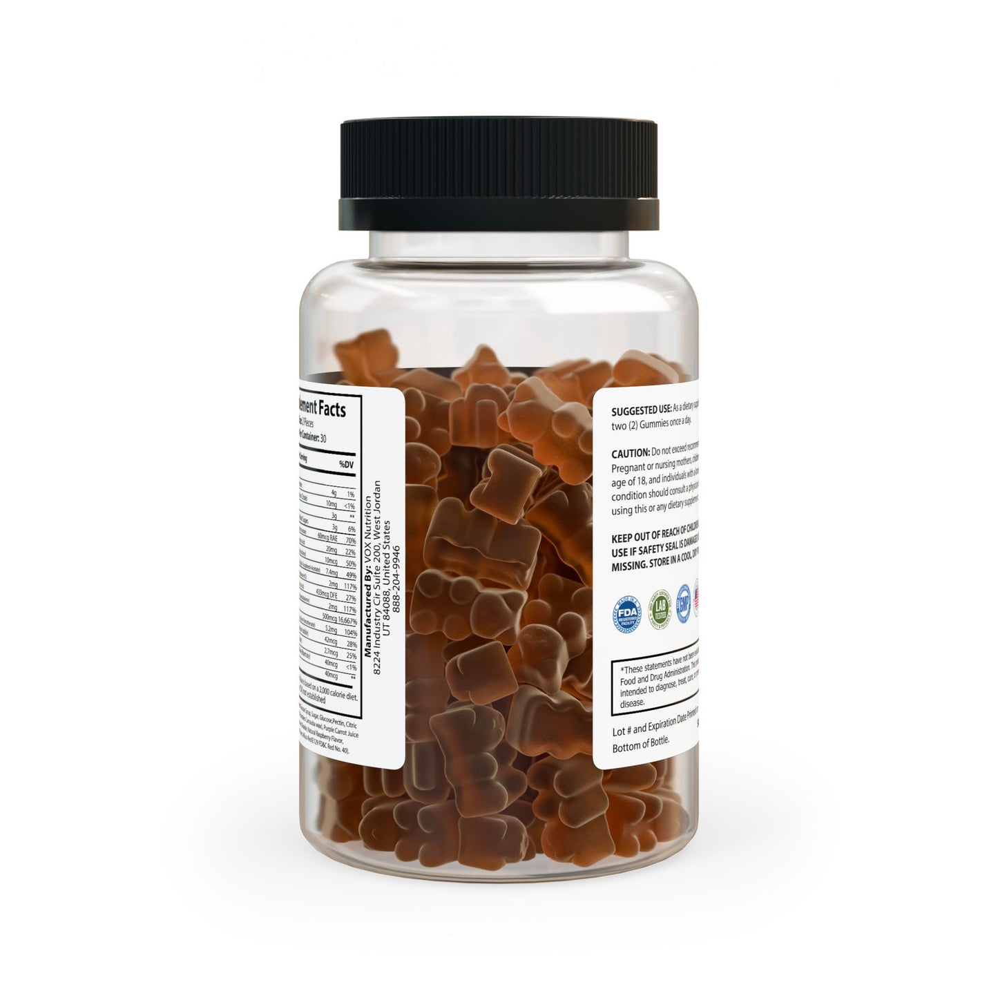 Team Dental Floss Hair Vitamin Gummies (60 Gummies)