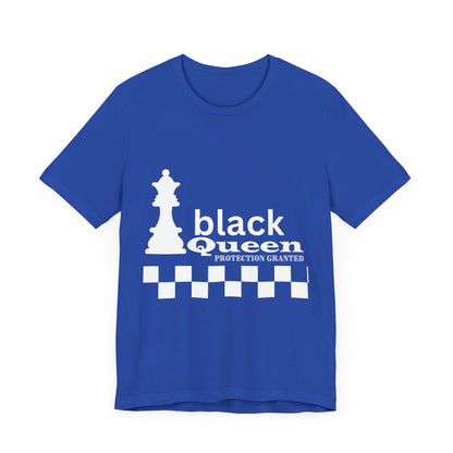 Black Queen Chess Tee - Unisex Jersey Short Sleeve