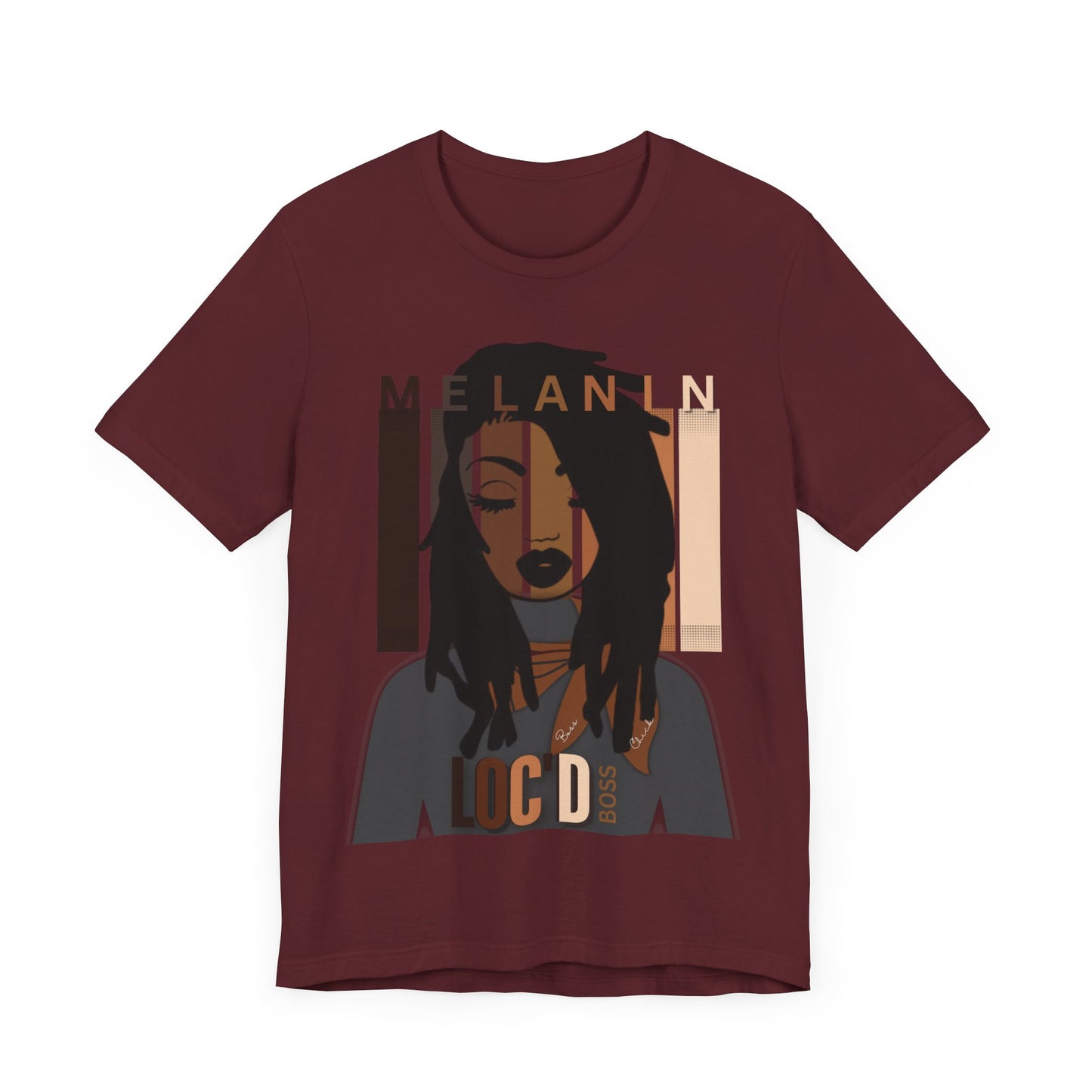 Melanin Loc'd Jersey Short Sleeve Tee