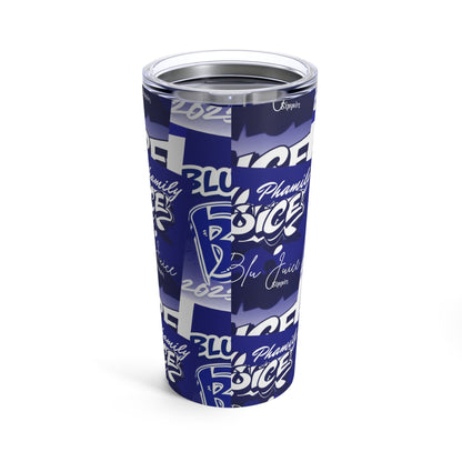 20oz Tumbler BluJuice Urban Graffiti Energy Drink Cup with Lid